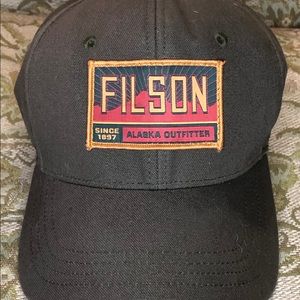 Filson trucker hat with patch